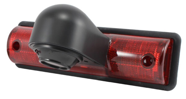 The image shows the universal 3rd brake light and camera from a side view.