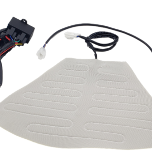 The image shows the seat heater for motorcycles, snowmobiles, e-bikes, and ATVs.